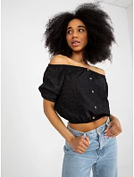 Bluzka LK BZ model 22317427 czarny - FPrice Bluzka LK BZ model 22317427 czarny - FPrice