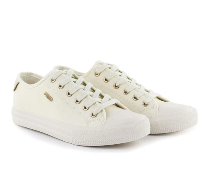 Dámské nízké tenisky textilní béžové Big Star TT274004 Dámské nízké tenisky textilní béžové Big Star TT274004