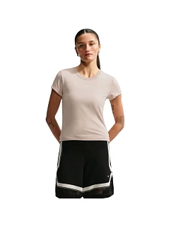Dámské tričko Nike Sportswear Chill Knit, krémové, FV5508 236