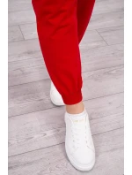 Sada s halenkou top červená