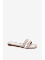 Plné Dámské Sandály S Páskem A Přezkou model 21689565 - Boto Plné Dámské Sandály S Páskem A Přezkou model 21689565 - Boto