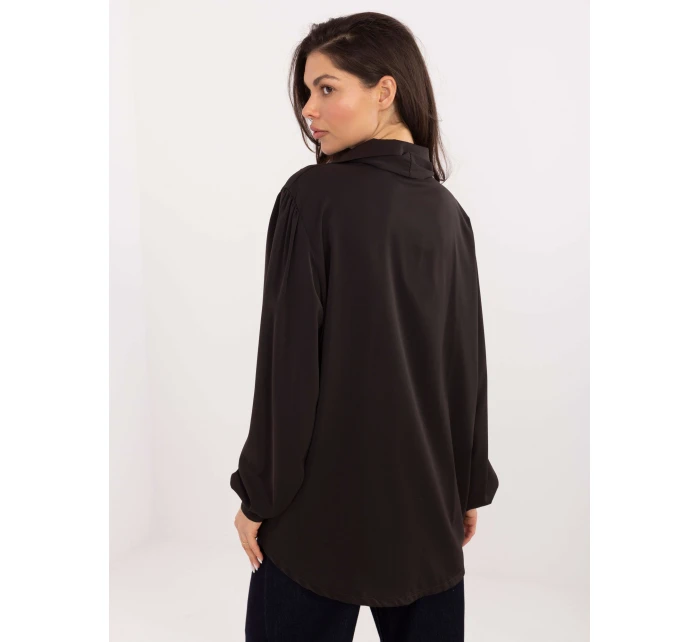 Bluzka IT BZ model 21771762 ciemny brązowy - FPrice Bluzka IT BZ model 21771762 ciemny brązowy - FPrice