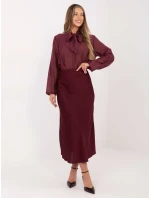 Koszula IT KS model 21786397 bordowy - FPrice Koszula IT KS model 21786397 bordowy - FPrice