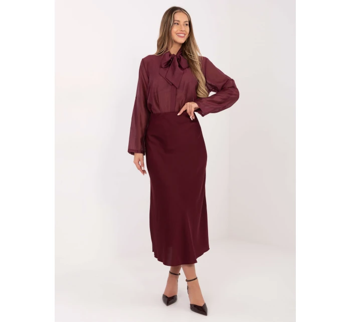 Koszula IT KS model 21786397 bordowy - FPrice Koszula IT KS model 21786397 bordowy - FPrice