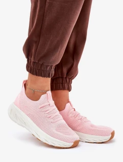 Dámské boty Big Star HI-POLY SYSTEM – světle růžové