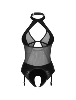 Dámské svůdné body Dominna teddy černé - Obsessive