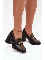 Polobotky na podpatku  model 217845 Step in style