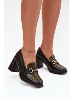 Polobotky na podpatku  model 217845 Step in style