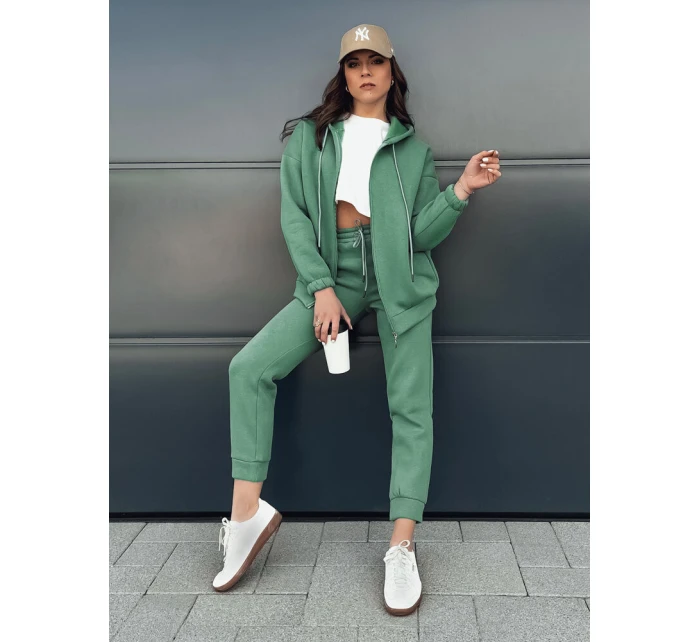 Dámský teplákový komplet AMILIA PREMIUM green FashionStreet AY0777z