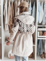 Dámská přechodná bunda parka béžová Dstreet model 21986946 - FashionStreet