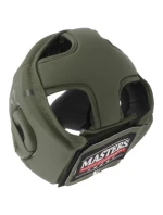 Boxerská přilba MASTERS KTOP-PU-MATT "M" zelená
