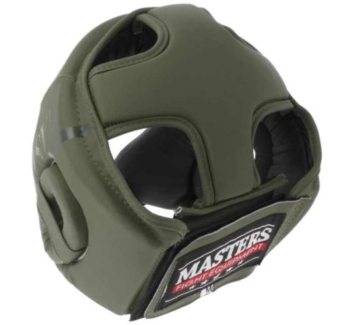 Boxerská přilba MASTERS KTOP-PU-MATT "M" zelená