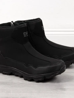 Pánské nepromokavé sněhové boty černé DK