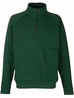 Premium Zip Neck Sweat Mikina s 1/4 zipem model 22458159 bottle green - Fruit of the Loom Premium Zip Neck Sweat Mikina s 1/4 zipem model 22458159 bottle green - Fruit of the Loom
