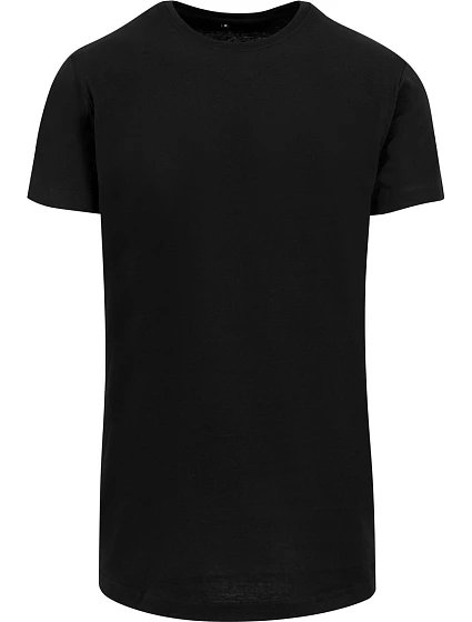 Build your Brand BY 028 Pánské tričko "Shaped Long" 56.0028 black Build your Brand BY 028 Pánské tričko "Shaped Long" 56.0028 black