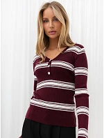 Sweter IR SW 57905.92 bordowy Sweter IR SW 57905.92 bordowy