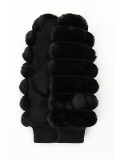 Rukavice palčáky Monnari s kožešinou černé