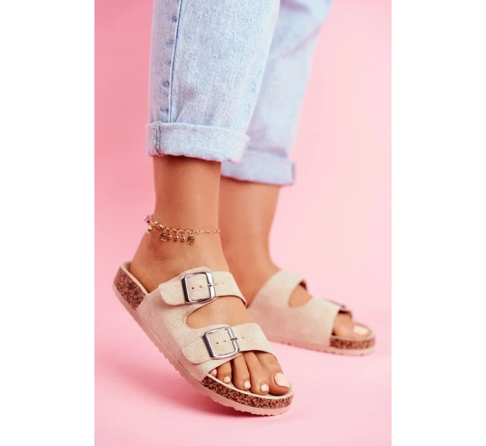 Dámské Nazouváky Béžové Si Senor