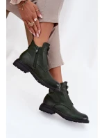 Dámské kotníkové boty Roselle – tmavě zelené Dámské kotníkové boty Roselle – tmavě zelené