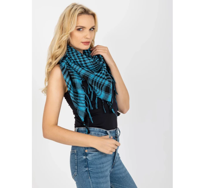 Dámský šátek AT CH ARAFAT.37 modro-černý - FPrice Dámský šátek AT CH ARAFAT.37 modro-černý - FPrice