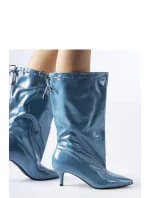 Boty na podpatku model 204742 Solea Boty na podpatku model 204742 Solea