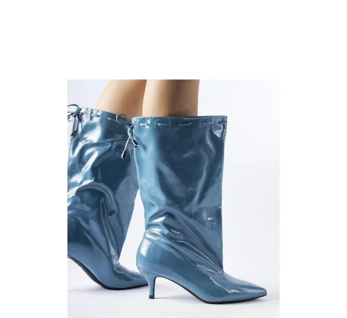 Boty na podpatku model 204742 Solea Boty na podpatku model 204742 Solea