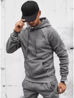 Pánské tmavě šedé tepláky Dstreet AX0624