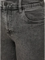 Dámské kalhoty mom fit s vysokým pasem šedé FashionStreet UY2976