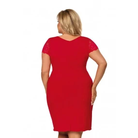Dámská noční košilka Tess red plus - Donna
