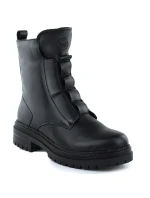 Dámské černé kožené boty model 21905958 - Rieker Dámské černé kožené boty model 21905958 - Rieker