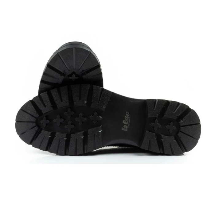 Lee Cooper pánské boty sable boty boty smart kožené černé