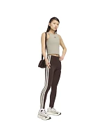 Dámské legíny Essentials 3Stripes hnědé model 22382722 - ADIDAS Dámské legíny Essentials 3Stripes hnědé model 22382722 - ADIDAS
