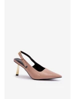 Lakované Lodičky S  Béžové model 21679357 - Boto