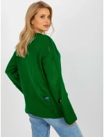 Sweter BA SW model 18694206 ciemny zielony - FPrice