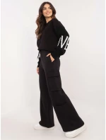 Spodnie model 20614056 czarny - FPrice Spodnie model 20614056 czarny - FPrice