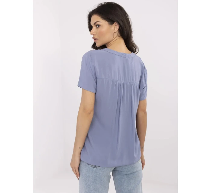 Halenka D73761M11173A šedá modrá Halenka D73761M11173A šedá modrá