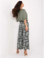 Kalhoty D73771M62237G pistácie Kalhoty D73771M62237G pistácie