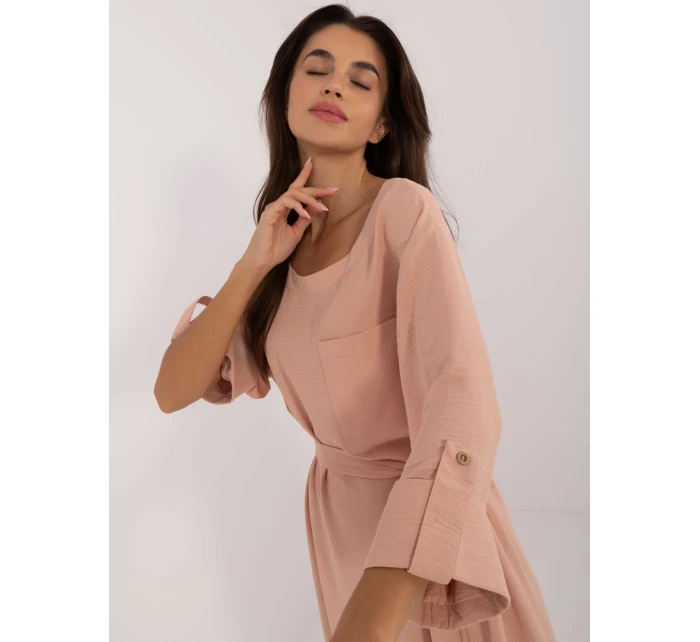 Sukienka LK SK model 20470338 brzoskwiniowy - FPrice