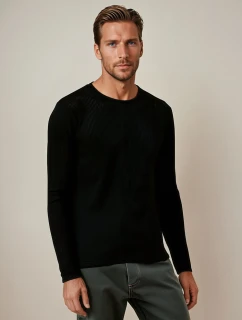 Pánský svetr černý model 21982686 - FashionStreet