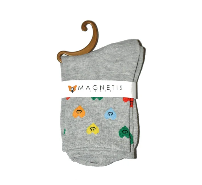 Dámské ponožky Magnetis 75 Colorful Hearts 21/22