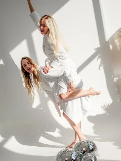 De Lafense 709 Manuela froté župan pro ženy M-2XL