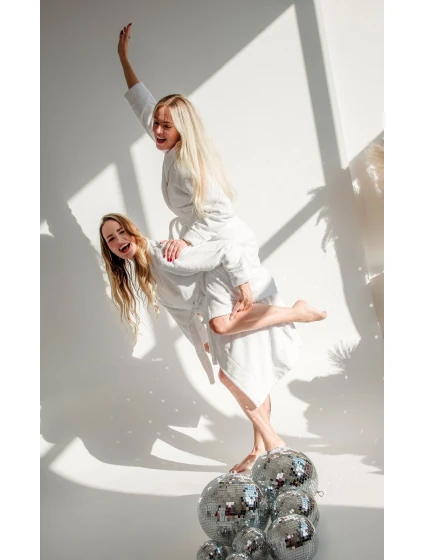 Dámský župan 709 model 19431694 Frotte M2XL - De Lafense