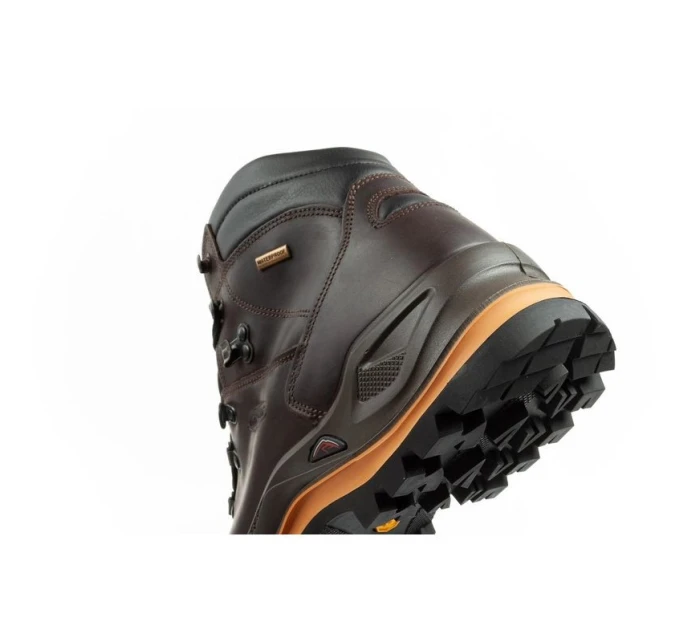 Grisport Marrone pánské trekové boty kožené nepromokavé kotníkové boty
