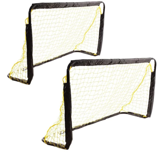 Sada 2 fotbalových branek se sítí 120x70x40 cm ENERO