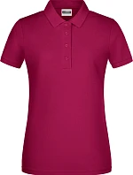 Daiber 8009 Dámské piqué polo z bio bavlny 02.8009 wine