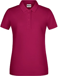 Daiber 8009 Dámské piqué polo z bio bavlny 02.8009 wine