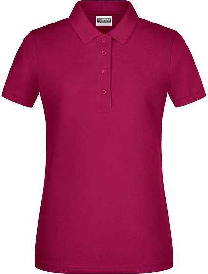Daiber 8009 Dámské piqué polo z bio bavlny 02.8009 wine Daiber 8009 Dámské piqué polo z bio bavlny 02.8009 wine