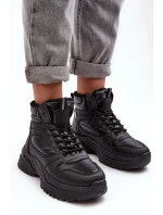 dámské sportovní šněrovací boty černé model 21635852 - EVENTO dámské sportovní šněrovací boty černé model 21635852 - EVENTO