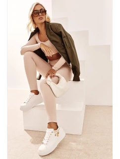 Dámské tenisky s ozdobou Bílé Celedria