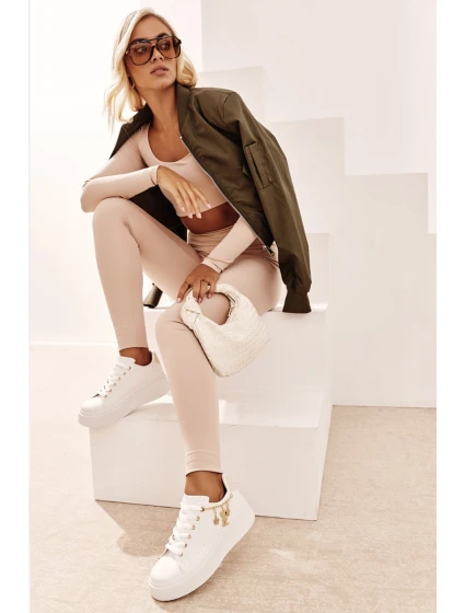 Dámské tenisky s ozdobou Bílé Celedria